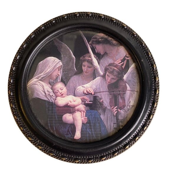 Angels Song Blk Rd Box Storage Trinket Box Photo Frame Decorative - Picture 1 of 7